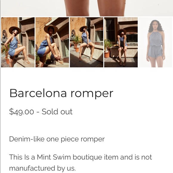 Mint Swim - barcelona romper - Picture 5 of 7